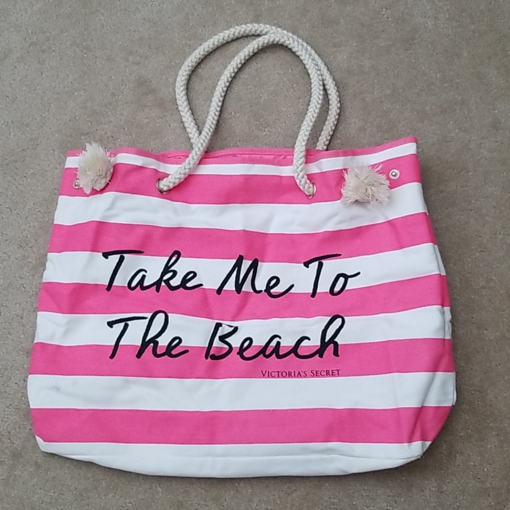 Victoria's secret canvas tote bag
